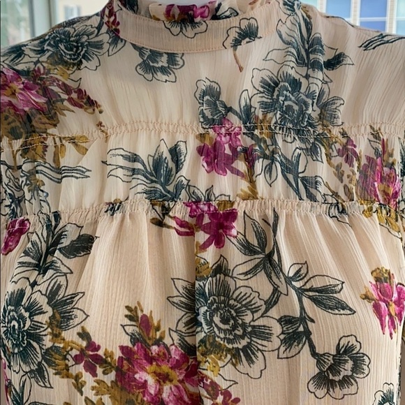 Express- Light Pink Floral Dress - Picture 2 of 6